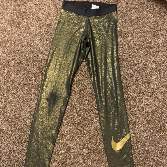 Sparkly Nike pro dri-fit leggings - Picture 1 of 2